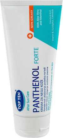 PANTHENOL FORTE krema za negu kože nakon sunčanja TOP TEN