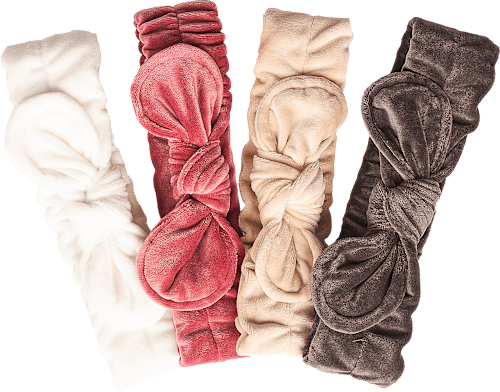 Plišana traka za kosu - roze SKINTEMPLE