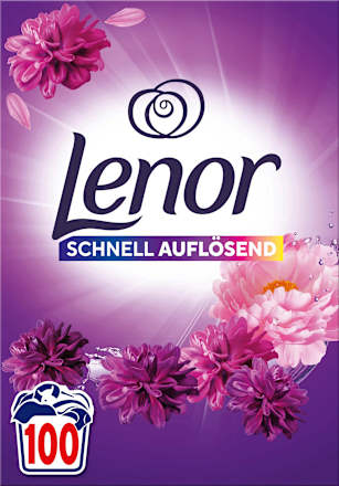 Vollwaschmittel Pulver Amethyst Blütentraum Lenor