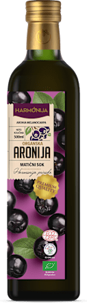Harmonija prirode matični sok - organska aronija HARMONIJA