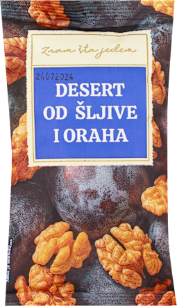 DESERT OD ŠLJIVE I ORAHA Znam šta jedem