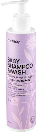 BABY 2in1 - prirodni šampon i kupka za bebe Free BABY