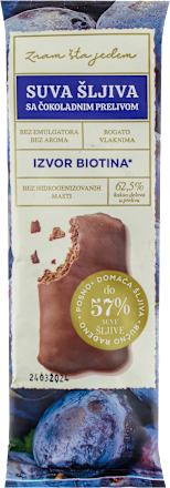 SUVA ŠLJIVA SA ČOKOLADNIM PRELIVOM - desert Znam šta jedem
