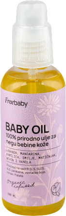 BABY OIL 100% prirodno ulje za negu bebine kože Free BABY