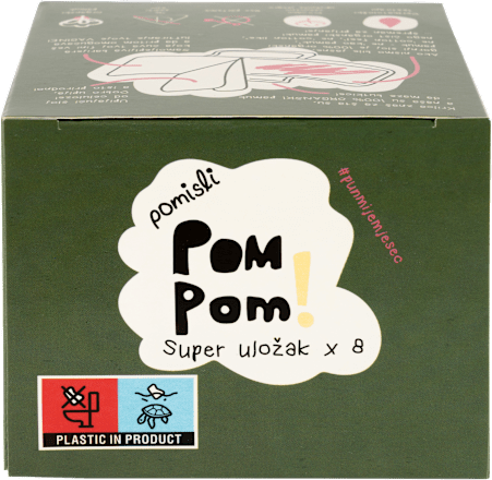 Super higijenski ulošci s krilcima POM POM