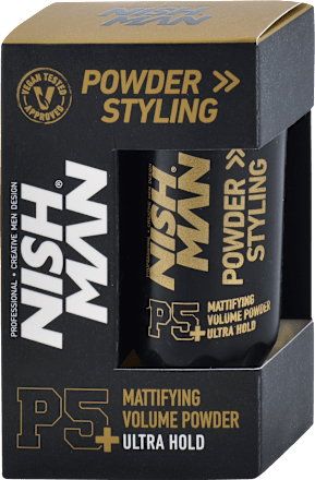 Stylingový púder na vlasy P5+ Mattifying Volume Ultra Hold NISH MAN