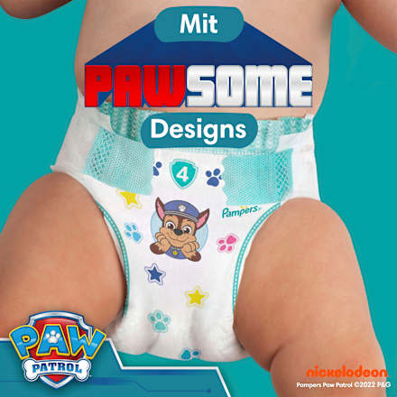 Windeln Baby Dry Gr.5 (11-16 kg) Limited Edition Paw Patrol, Monatsbox Pampers