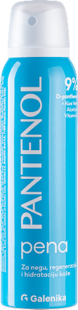 Pena za telo - 9% D-pantenola Galenika