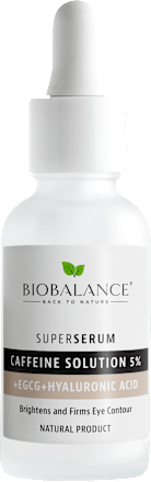 Super Serum Contur Ochi cu Cafeina 5% + EGCG + Acid Hialuronic BIOBALANCE