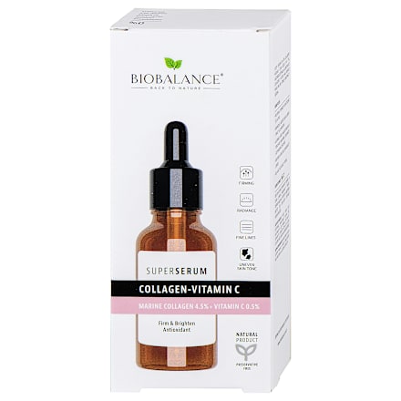 Ser pentru față cu vitamina C și colagen BIOBALANCE