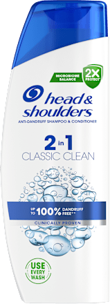 šampon na vlasy Classic Clean 2 v 1 head&shoulders
