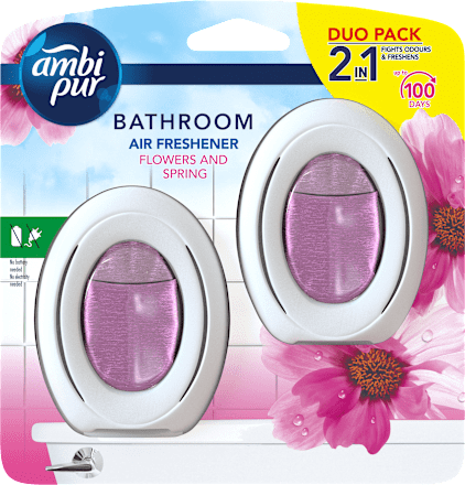 Flower and Spring osvježivač za kupaonicu, 2 x 7,5 ml Ambi Pur