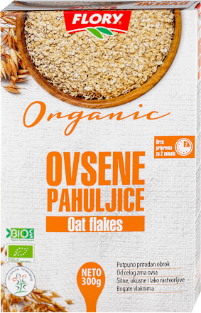Organic ovsene pahuljice FLORY