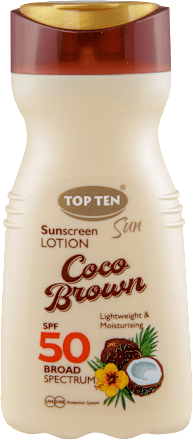 Sun Coco Brown losion za zaštitu od sunca, SPF 50, kokos TOP TEN