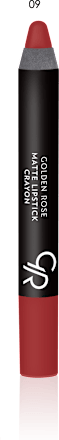 Матово червило-молив Crayon - № 09 GOLDEN ROSE