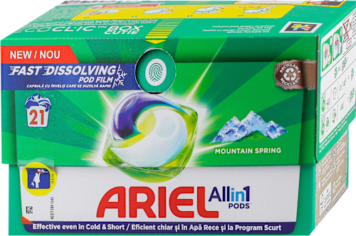 PODS Mountain Spring All in 1 kapsule za veš  ARIEL