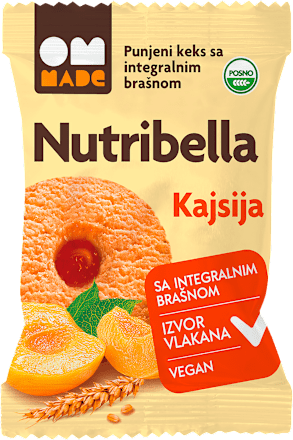 Integralni keks - kajsija OM MADE