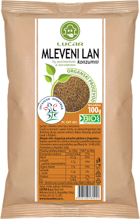 MLEVENI LAN konzumi, organski LUČAR