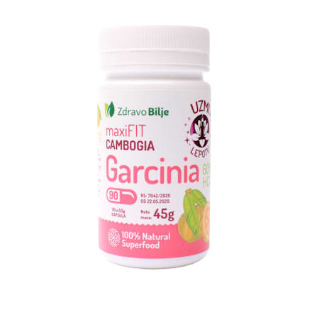 maxiFIT CAMBOGIA Garcinia u kapsulama, 90x0,5g zdravo