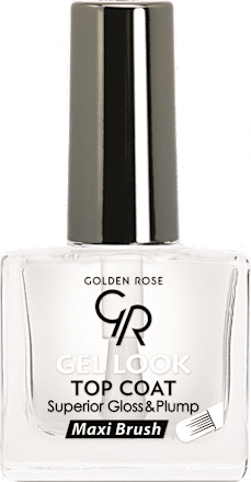 Топ лак с гел ефект Superior Gloss&Plump GOLDEN ROSE