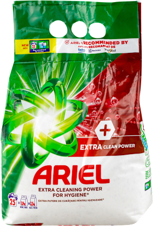 + EXTRA CLEAN  POWER praškasti detergent za veš ARIEL