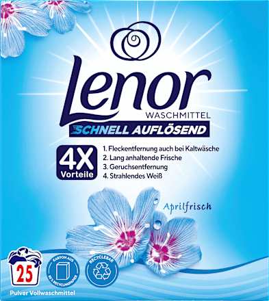 Vollwaschmittel Pulver Aprilfrisch Lenor
