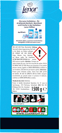 Vollwaschmittel Pulver Aprilfrisch Lenor