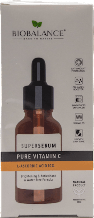 Ser față vitamina C & acid ascorbic BIOBALANCE
