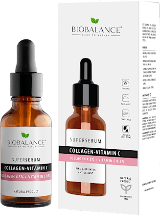Ser pentru față cu vitamina C și colagen BIOBALANCE