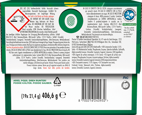 Vollwaschmittel Pods  ARIEL