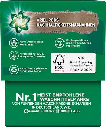 Vollwaschmittel Pods  ARIEL