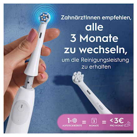 Aufsteckbürste iO Sanfte Reinigung weiß Oral-B