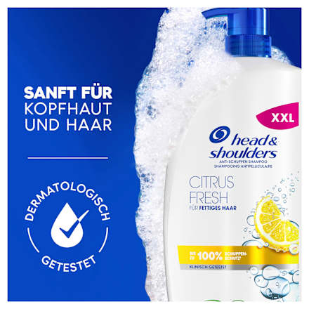 Anti-Schuppen Shampoo Citrus Fresh XXL head&shoulders