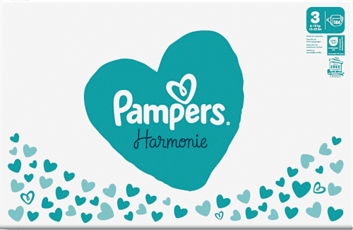 Windeln Gr. 3 Midi (6-10 kg) Monatspackung Pampers Harmonie