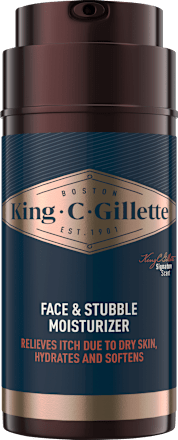 Vlažilna krema za obraz in brado King. C. Gillette