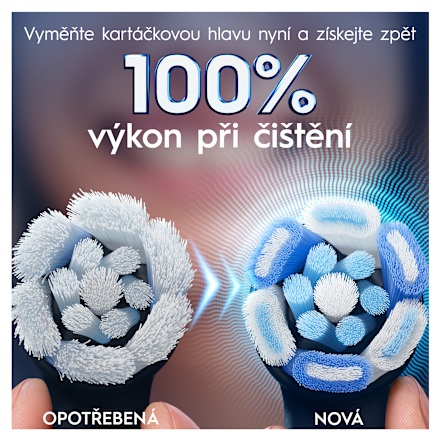 náhradní hlavice iO Series Ultimate Clean, černé Oral-B