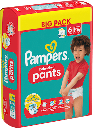 Baby Pants Baby Dry Gr.6 Extra Large (14-19kg), Big Pack Pampers