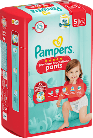 Windeln Premium Protection Pants Gr.5 Junior (12-17kg) Pampers premium protection