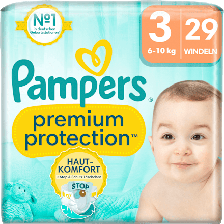 Windeln Premium Protection Gr. 3 Midi (6-10 kg) Pampers premium protection