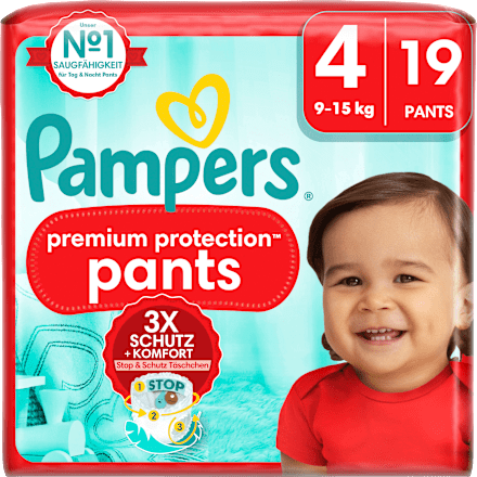 Windeln Premium Protection Pants Gr.4 Maxi (9-15kg), Single Pack Pampers
