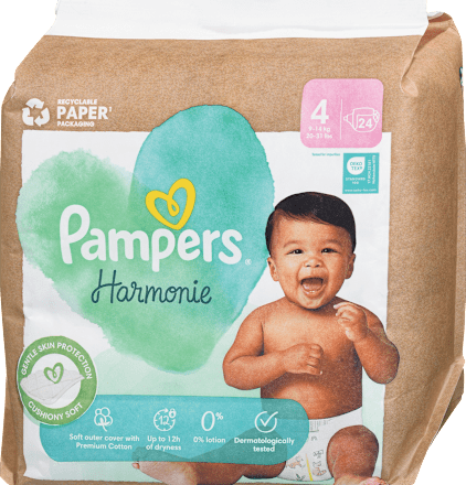 Plenice velikost 4 (9-14 kg) Pampers Harmonie