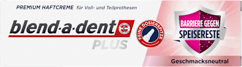Haftcreme Barriere gegen Speisereste blend-a-dent