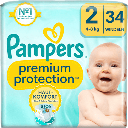Windeln Premium Protection Gr. 2 Mini (4-8 kg) Pampers