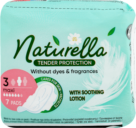 Дамски превръзки Tender Protection, 3-Maxi Naturella