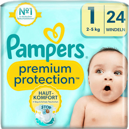 Windeln Premium Protection Gr. 1 Newborn (2-5 kg) Pampers