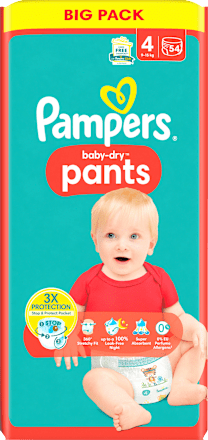 Baby Pants Baby Dry Gr.4 Maxi (9-15kg), Big Pack Pampers