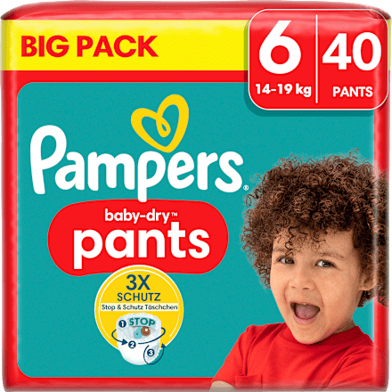 Baby Pants Baby Dry Gr.6 Extra Large (14-19kg), Big Pack Pampers