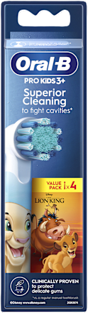 Testine di ricambio kids Superior Cleaning Re Leone Oral-B