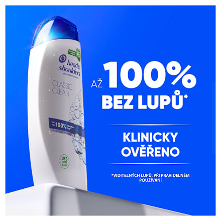 šampon na vlasy Classic Clean head&shoulders