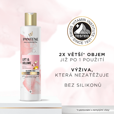 miracles šampon na vlasy Lift'N'Volume PANTENE PRO-V